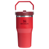 Stanley 20 OZ IceFlow Flip Straw Insulated Tumbler In Chili Red
