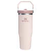 Stanley 30 OZ IceFlow Flip Straw Tumbler In Rose Quartz Pink