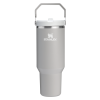 Stanley 40 OZ IceFlow Flip Straw Water Bottle In Ash Grey