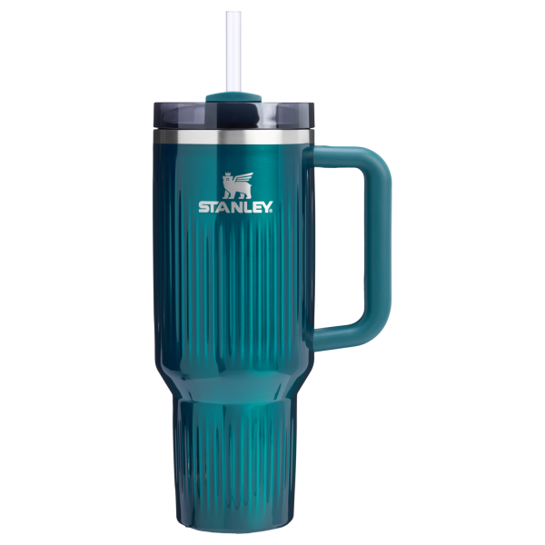 Stanley 40 OZ Quencher Fluted Insulate Tumbler In Marina Blue