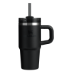 The Quencher H2.O 20 oz FlowState Tumbler with handle and straw in Black