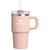 Stanley 20 OZ Quencher Stainless Steel Tumbler In Peach Whip Pink From The Oasis Collection