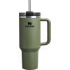 Stanley Quencher H2.O FlowState Tumbler Cup 40 OZ In Dried Pine Green