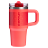 Stanley 14 OZ ProTour Flip Straw Tumbler Cup In Hot Coral Red
