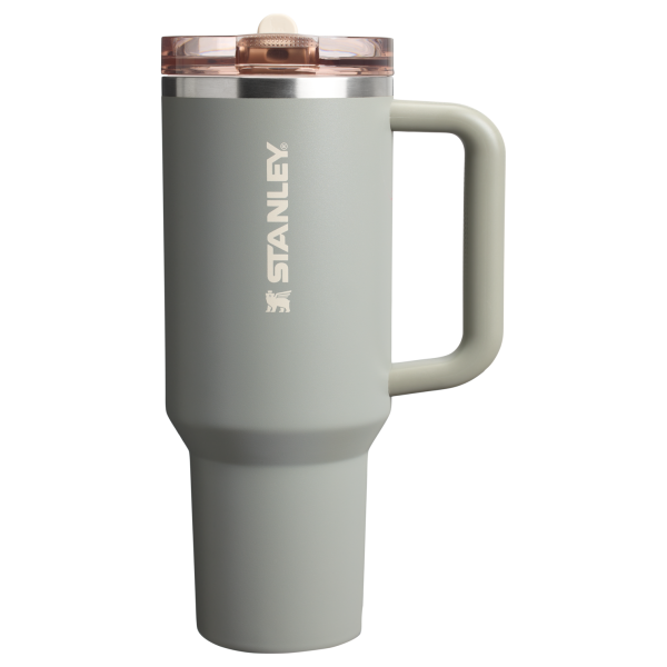 Stanley Quencher ProTour Flip Straw Tumbler Cup 40OZ In Sage Grey