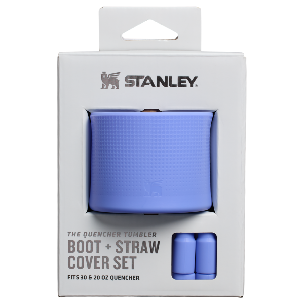 Stanley Quencher Tumbler Boot & Straw Cover For 20 to 30 OZ Cups In Hydrangea Purple