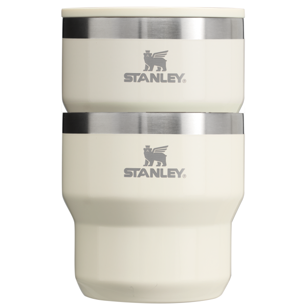 Stanley 10 OZ Stay Hot Stainless Steel Camp Cup In Cream Gloss White