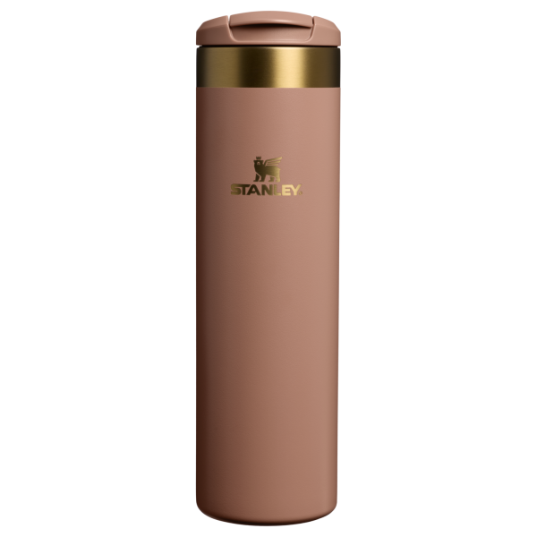 Stanley 20 OZ Aerolight Transit Water Bottle In Mocha Latte Brown