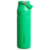 Stanley 36 OZ IceFlow Aerolight Water Bottle With Flip Straw In Meadow Green