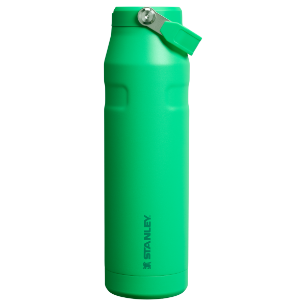 Stanley 36 OZ IceFlow Aerolight Water Bottle With Flip Straw In Meadow Green
