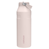 Stanley 50 OZ IceFlow Aerolight Flip Straw Water Bottle In rose quartz pink