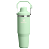 Stanley 30 OZ IceFlow Aerolight Stainless Steel Water Bottle In Pistachio Green with Fast Flow Lid