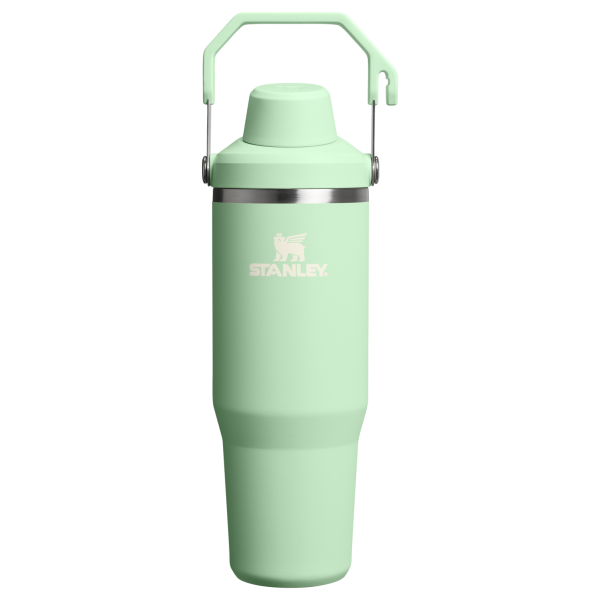 Stanley 30 OZ IceFlow Aerolight Stainless Steel Water Bottle In Pistachio Green with Fast Flow Lid