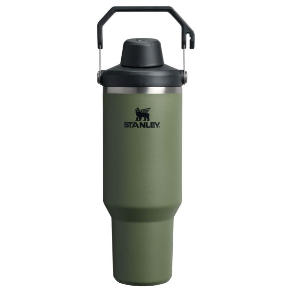 Stanley IceFlow Aerolight Water Bottle With Fast flow lid in dried pine fgreen