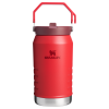 Stanley 64 OZ Insulated Flip Straw Water Jug In Chili Red
