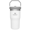 Stanley 20 OZ IceFlow Flip Straw Tumbler In Polar White