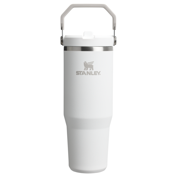 Stanley 30 OZ Flip Straw Tumbler In Frost White