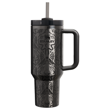 Halloween Stanley 40 OZ Tumbler in Deadly Damask Black