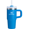 Stanley 14 OZ Quencher Stainless Steel Tumbler With Straw In Azure Blue
