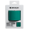 Stanley 30 OZ Quencher Tumbler Boot & Straw Cover In Alpine Green