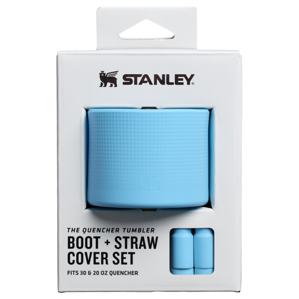 Stanley Quencher Tumbler Boot & Straw Cover In Sky Blue