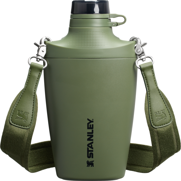 Stanley 23 OZ Stanley Cross Body Water Bottle In Dried Pine Green