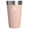 Stanley 16 Oz Stay Chill Stainless Steel Stacking Pint In Peach Whip Pink From The Oasis Collection