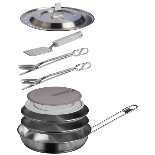 The Wildfare Pro Fry Pan Cookset 15-piece set | 1.1 QT