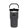 Stanley The IceFlow FlipStraw Tumbler Water Bottle 20 OZ In Stone