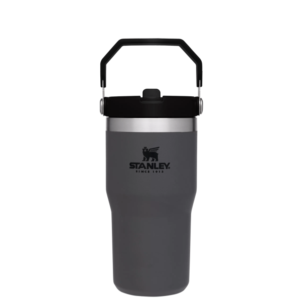 Stanley The IceFlow FlipStraw Tumbler Water Bottle 20 OZ In Stone