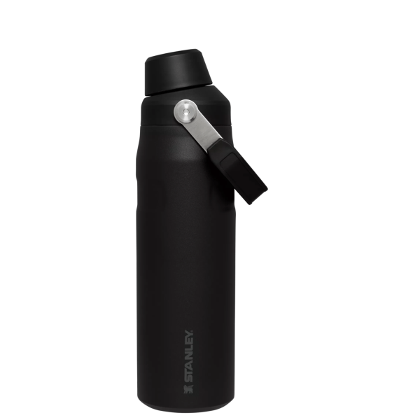 Stanley IceFlow Water Bottle with Fast Flow Lid 24 OZ In Black