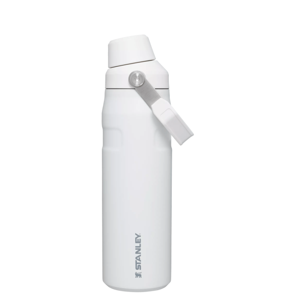 Stanley IceFlow Water Bottle with Fast Flow Lid 24 OZ In Polar White